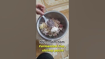 Stir - fried pork with mắc mật leaves | Thịt Rang Lá Móc Mật | Linh