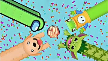 Epic SnakeIo Gameplay! Snake.io 🐍 The Map Snake Game