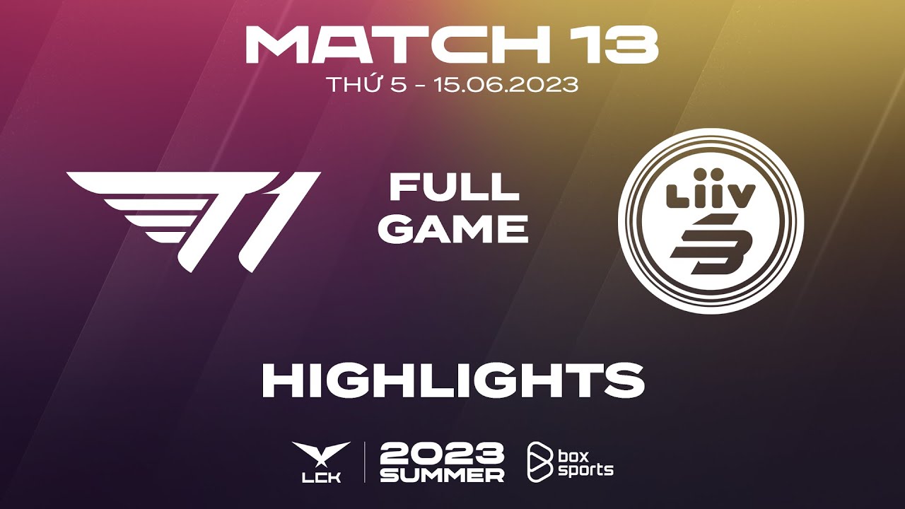 T1 vs LSB Highlights ALL GAMES | Match 13 | LCK Summer Split 2023