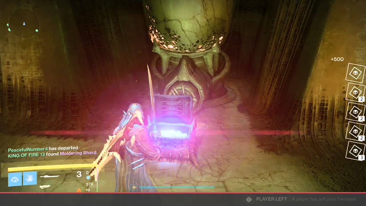 DESTINY king's fall raid exotic chest loot