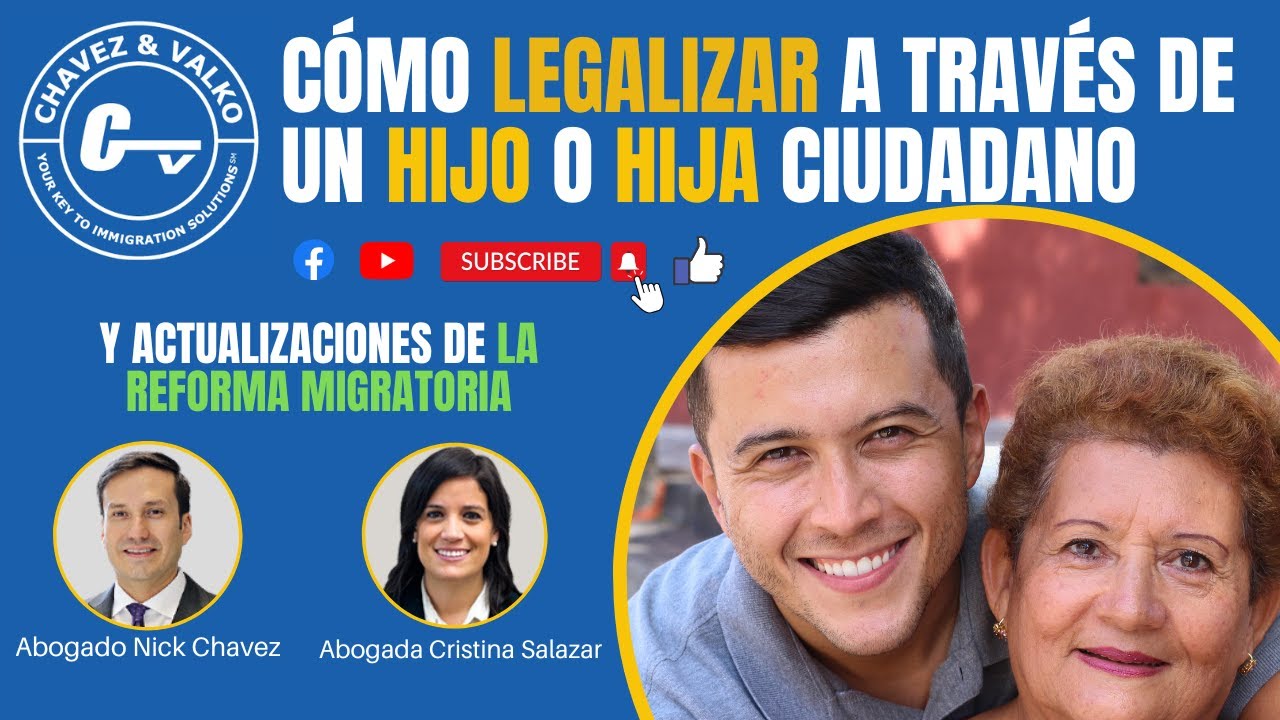 Obtener su residencia permanente a través de su hijo o hija