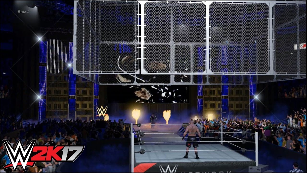 WWE 2K17 - Незахватчик против Брока Леснара: Адская клетка | Геймплей на PS4/Xbox One