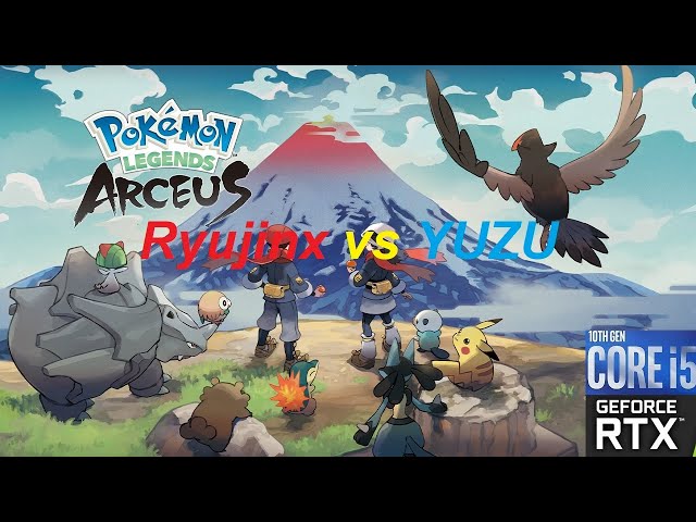 Pokemon Legends : Arceus ULTRA GRAPHICS MOD Cel Shading Ryujinx YUZU