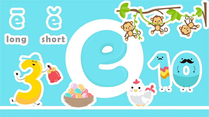 Phonics for Kids - Vowel Sound - Short e - long e - Kids Learning