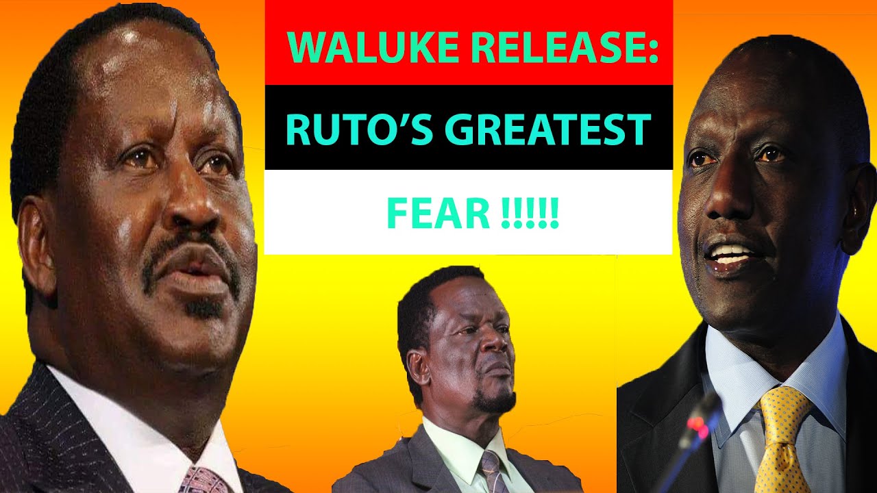 DRAMA AS RUTO HURRIEDLY RELEASES JOHN WALUKE AFTER SENSING THIS FROM ...
