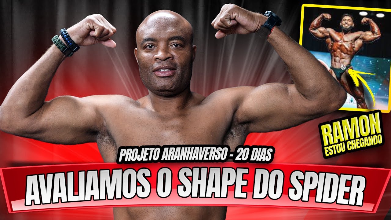 AVALIAMOS O FÍSICO DO ANDERSON SILVA – ELE FOI DESAFIADO PARA UM PROJETO