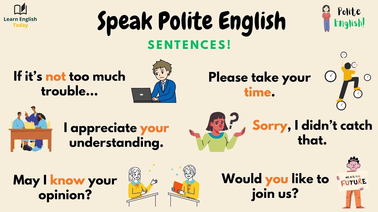 Говорите вежливо по-английски | 15 предложений, которые вы должны знать!