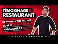 Tmoignages  restaurant ouvrir un restaurant pour moins de 2500