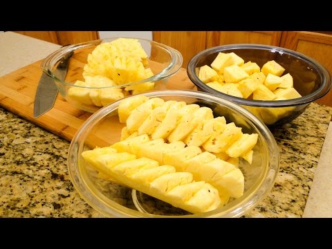 How to Cut a Pineapple วิธีปอกสับปะรด - Episode 8
