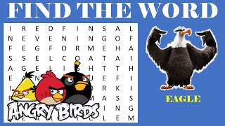 Angry Birds | Word Game | Word Search | Puzzle | Find the Hidden Words | Word search finder screenshot 5