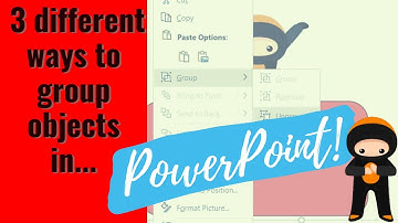 How To Group & Ungroup Objects In PowerPoint