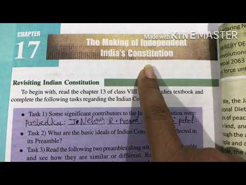 The Making of Independent India‘s Constitution(part-1) 10th class social studies AP&TS