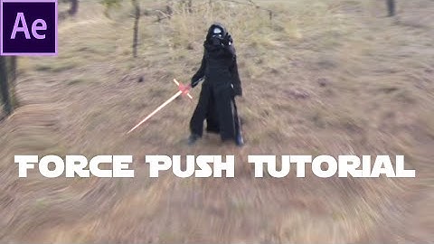 Force Push Tutorial AFTER EFFECTS