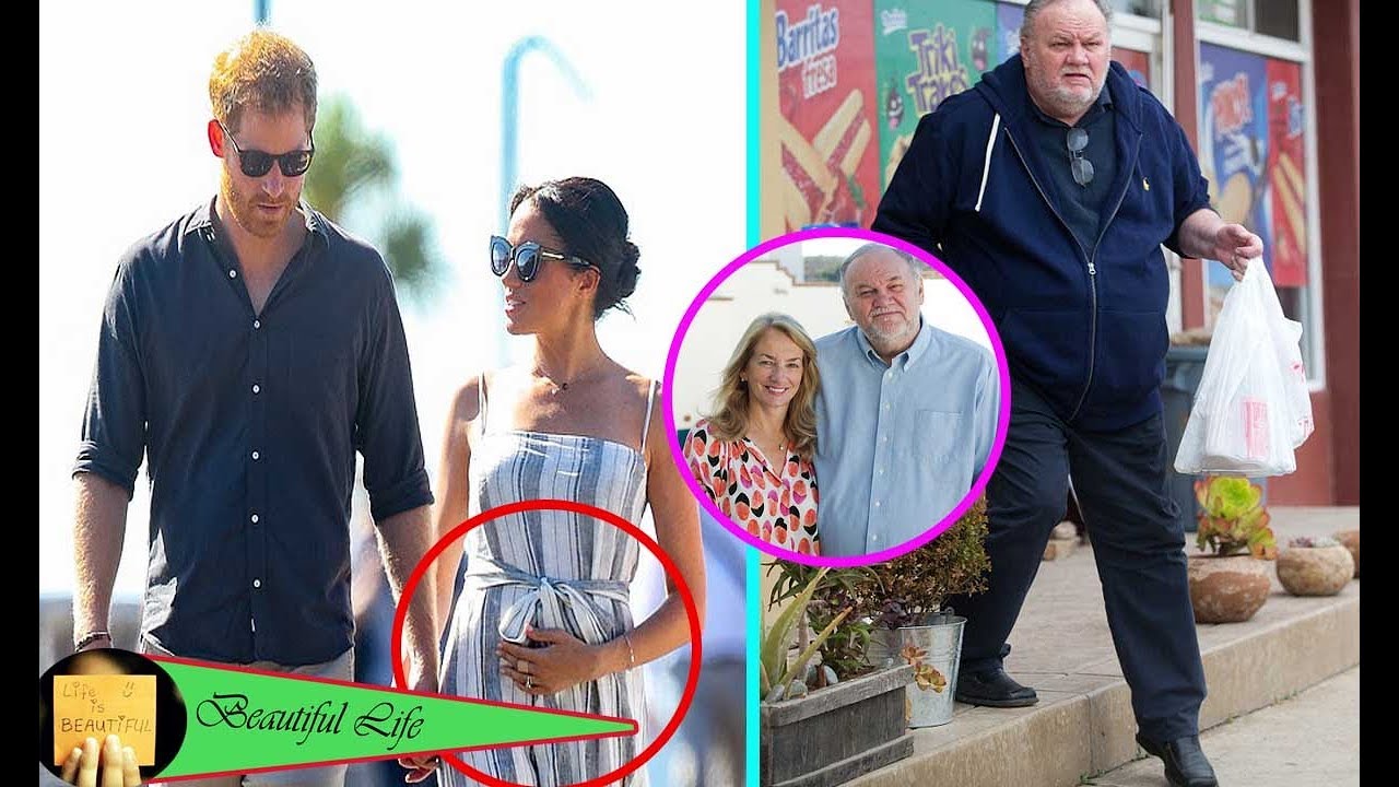 newspaper mockup Thomas Markle steps out in Mexico after heard about his grandchild during Meghan's tour of Australia
