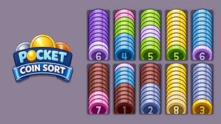 Coco Sort - Pocket Coin Sort (by ACTIONFIT) IOS Gameplay Video (HD) screenshot 1