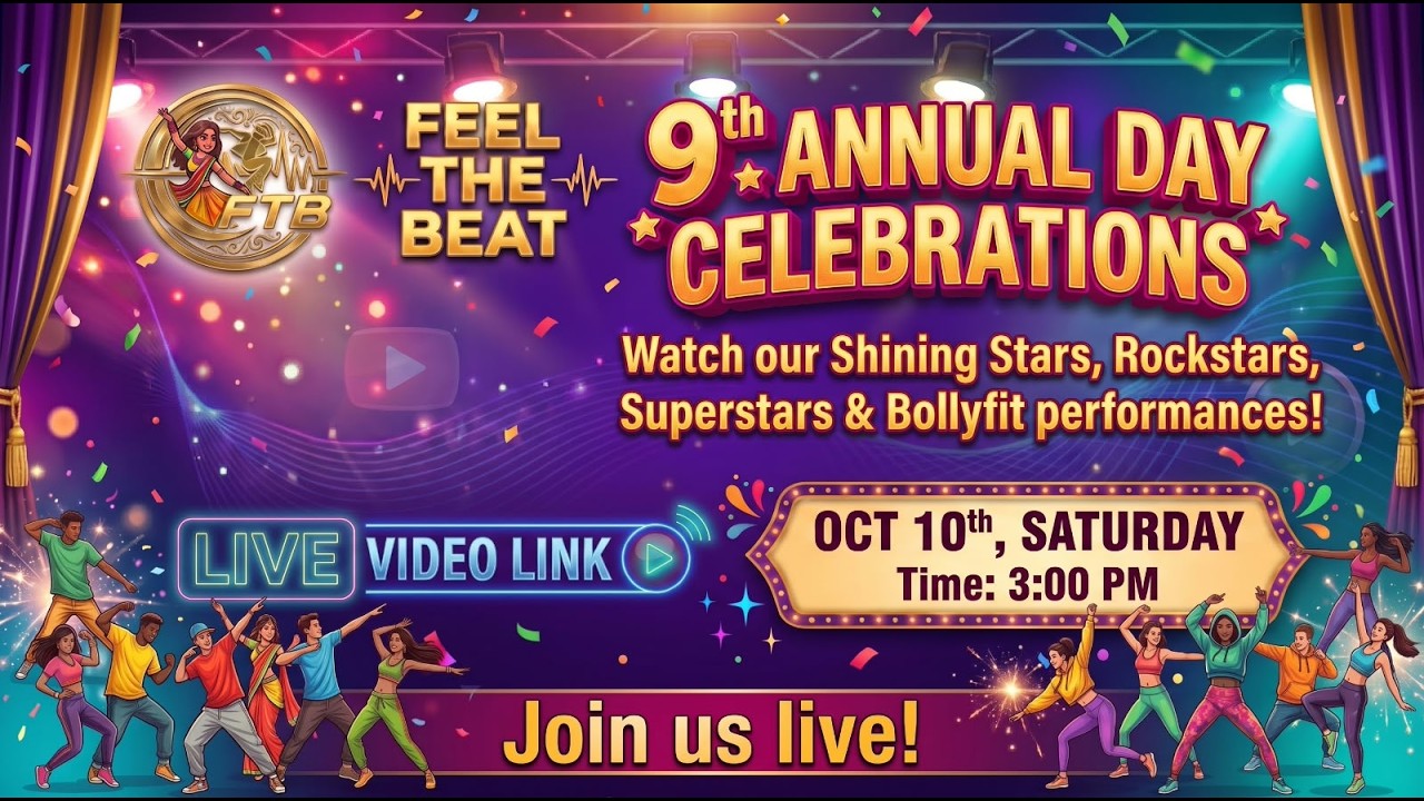 Feel The Beat - 9th Annual Day Celebrations | Shining Stars, Rockstars, Superstars & Bollyfit!