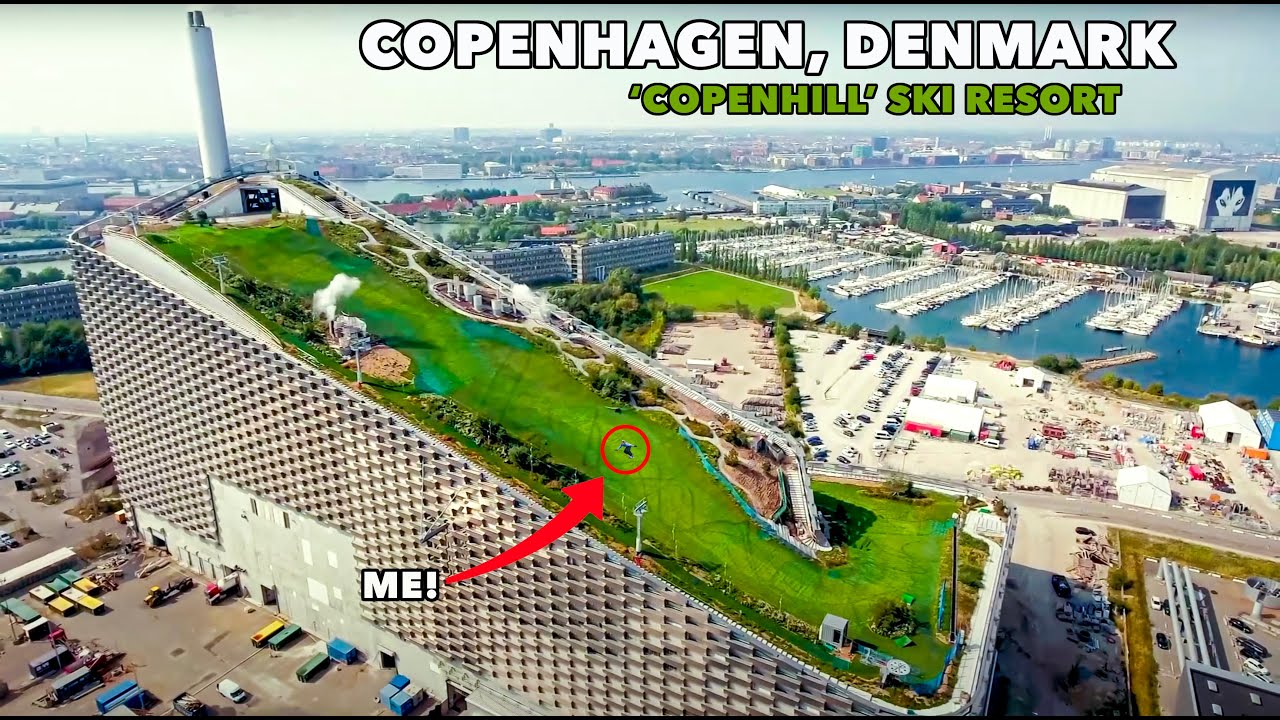 Futuristic Ski Slope ON TOP Of A POWERPLANT in Copenhagen,  Denmark!(COPENHILL 2024)