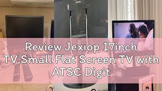 Review Jexiop 17inch TV,Small Flat Screen TV with ATSC Digital Tuner-HDMI &USB Port in-Dual Power-12