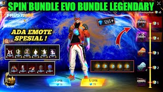 HABIS BERAPA DM‼️CARA SPIN BUNDLE FF TERBARU | SPIN EVO BUNDLE LEGENDARY FROSTFIRE - Free Fire