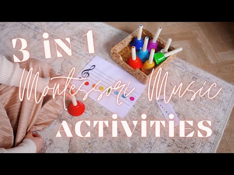 How To Teach Children MUSIC NOTES | Montessori Music Activities from 3 years old | Treble Clef DIY