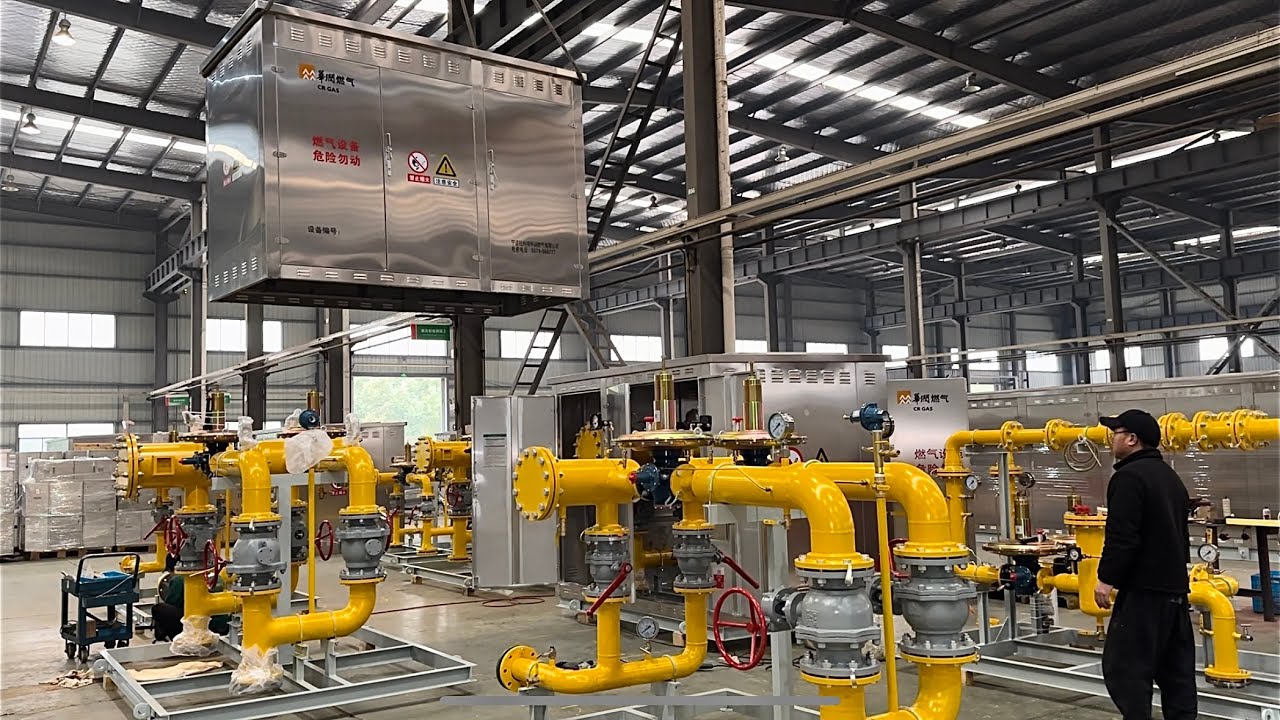 燃氣調壓櫃的生產過程，流體控制領域的專業工廠