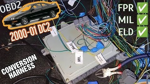 Wiring up the k-swap conversion harness step by step.