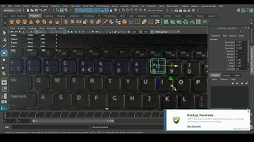 How to model a laptop with maya 01 (keyboard)