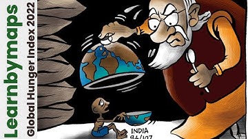 Global Hunger Index 2022 | UPSC Current affairs 2022 | Learnbymaps