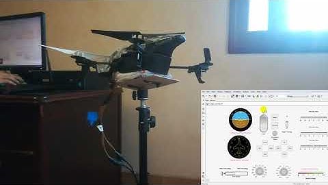 Parrot ar drone 2.0 3 DOF test bench (Stability test)