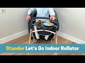 Caractristiques et configuration du dambulateur dintrieur stander lets go