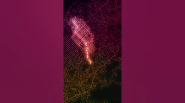 A* Pathfinding Algorithm finds the shortest route on a real map ✨