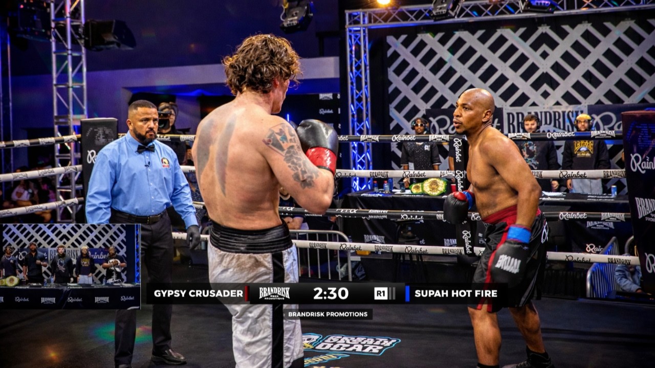 Supa Hot Fire vs Gypsy Crusader FULL FIGHT (Adin Ross Boxing Event