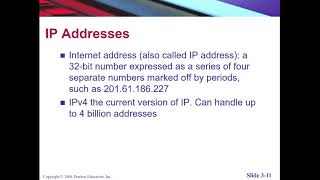 chapter 3 The Internet and World Wide Web E commerce Infrastructure part1