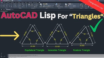 Effortless Triangle Draw in AutoCAD: Lisp Tutorial for Beginners
