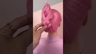 Gorgeous Updo Hair Hack Tutorial | Bridal &amp; Event Hairstyle#hairstyle #hair #shorts