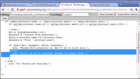Beginner PHP Tutorial  103 - Creating a Simple Contact Form Part 4