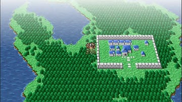 Final Fantasy I HD - 44 Melmond, Lufenia - Unne, to Lufenia, talking, shopping, Chime, about Cid