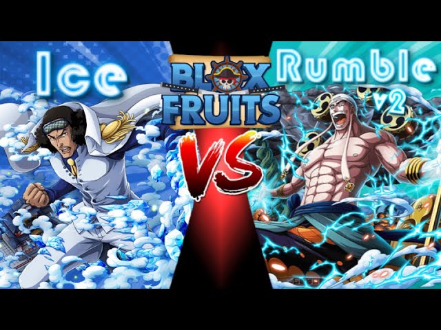 ⚡Rumble V2⚡VS❄️Ice V2❄️- Blox Fruits 