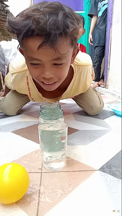 game tiup bola permainan seru lucu kocak hiburan viral #shorts