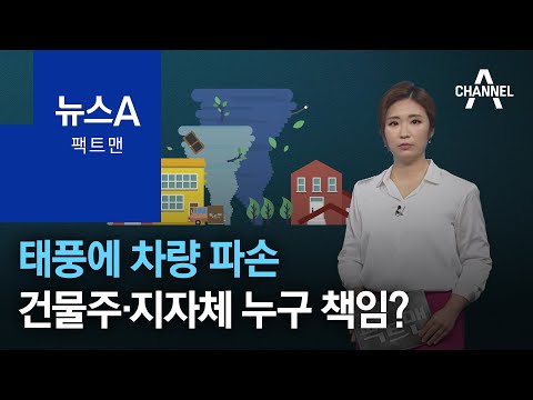 [팩트맨]태풍에 차량 파손…건물주·지자체 책임, 있다? 없다? | 뉴스A