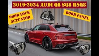2019-2024 Audi Q8 SQ8 RSQ8 Rear Door Lock Actuator Solenoid Latch Replacement Panel #automobile