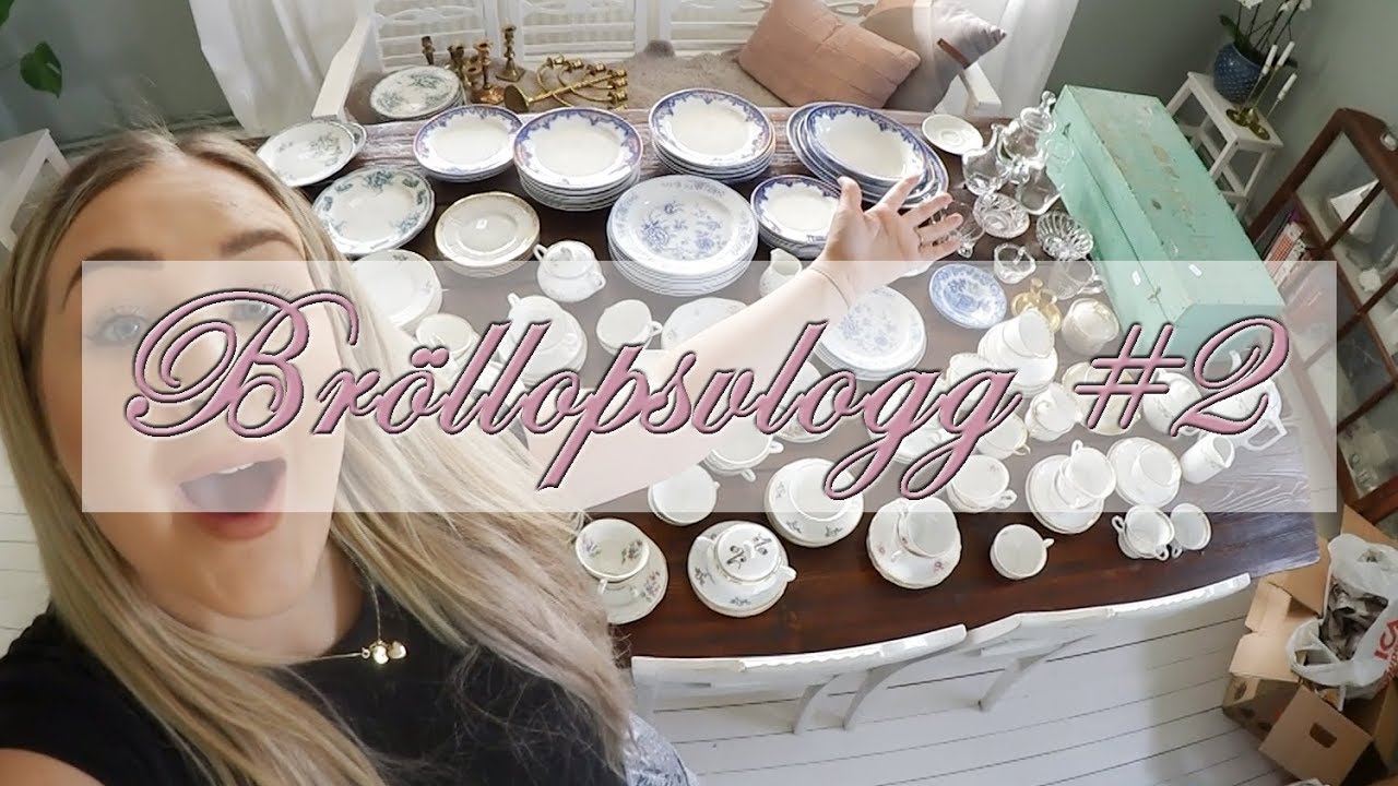 Köper 339 saker på loppis! (Till bröllopet) | BRÖLLOPSVLOGG #154