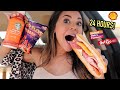 I only ate GAS STATION Food for 24 HOURS Challenge!