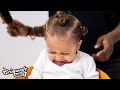 HOW TO STYLE A 1 YEAR OLDS HAIR *WHO CAN BE TRICKY* 👀