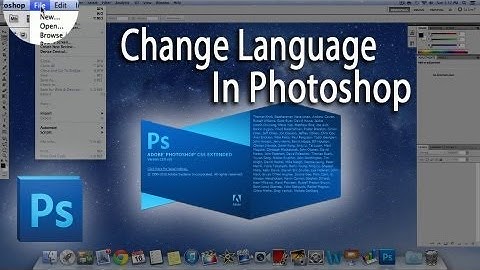 How To Change The Language On Photoshop CS5 | To English | Tutorial | Mac & Windows!