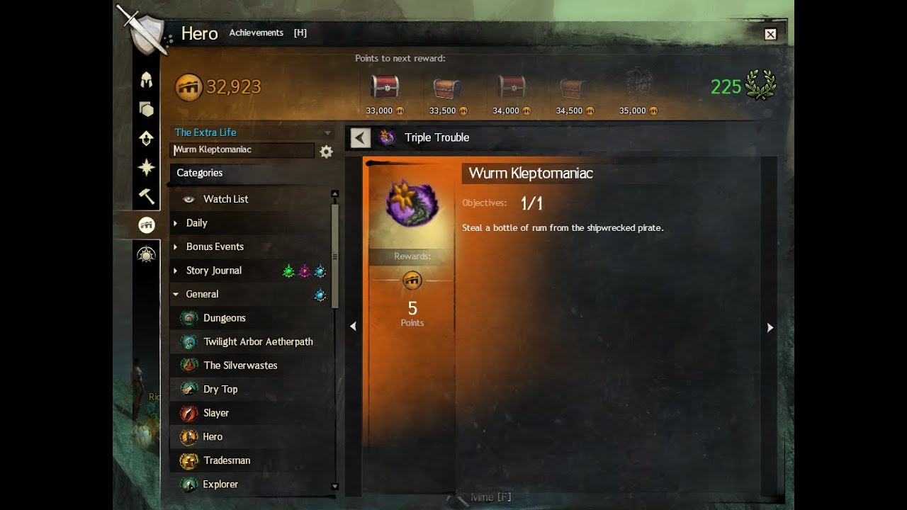 GW2 Wurm Kleptomaniac Guide