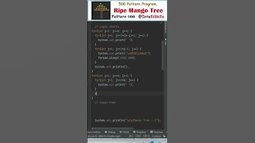 Java Pattern 100 | Ripe Mango Pattern Program in Java #shorts #java #coding #programming