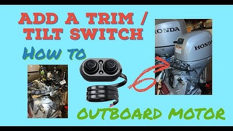 Voeg een externe trimschakelaar toe aan de buitenboordmotor en het leven wordt een stuk makkelijk...