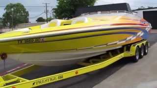 2007 Advantage Victory 28 mid cabin, Bow Rider, 86 hours, excellent luxury performance boat
