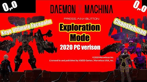 Daemon X Machina Exploration Mode Gameplay on PC 2020